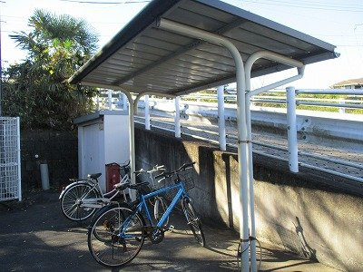 レオパレス新町のその他共用部分|駐輪場