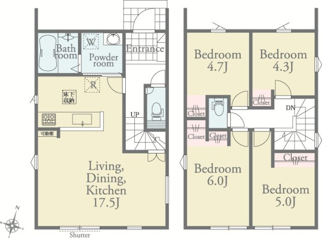 リナージュ／北区麻生田5丁目第1期／２号棟