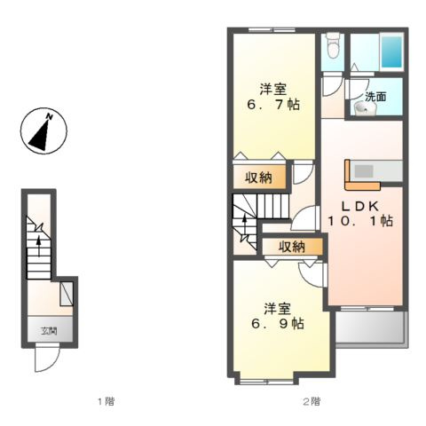 ラ・グラシーヌⅠの間取り