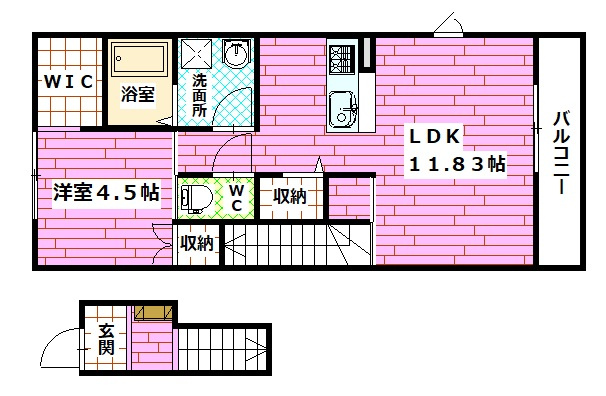 レジデンシャル坂町横浜中央の間取り
