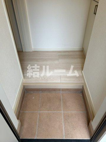 板橋区坂下１丁目のアパートの玄関