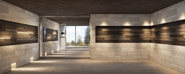 和光市白子２丁目の賃貸マンションのロビー