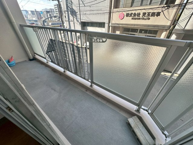 レック西長堀マンションのバルコニー