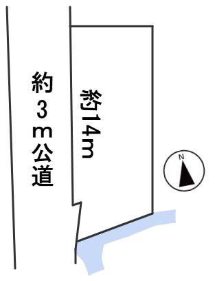 ６６２１６　本巣郡北方町北方土地の区画図