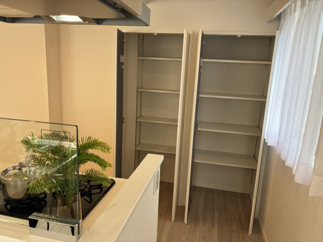 ウィライブ宮前平のキッチン|背面収納