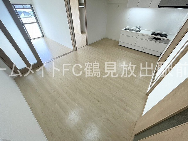 東大阪市稲田新町２丁目の賃貸マンションの居間・リビング