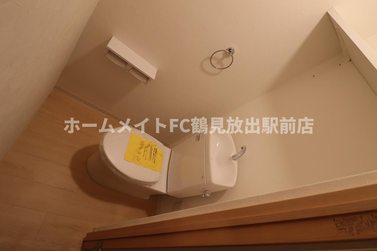 東大阪市稲田新町２丁目の賃貸マンションのトイレ