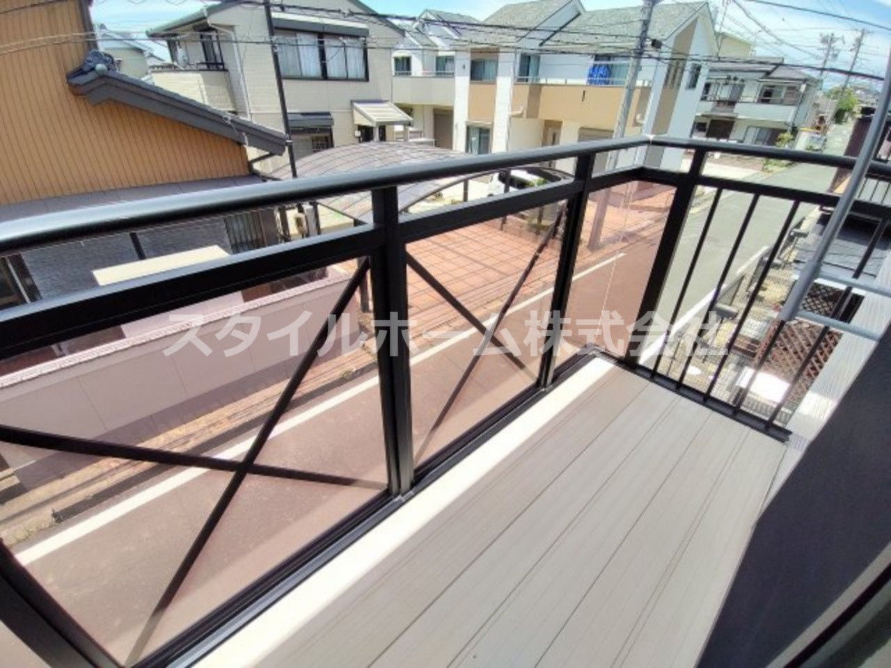 ハートブランシェ　Bのバルコニー|開放的で明るい空間を演出してくれるバルコニーです