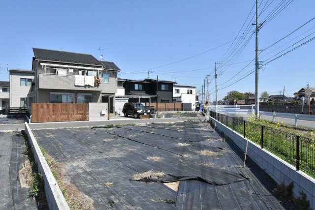 鴻巣市箕田富士山Ⅱ期全６区画の外観|敷地南側より
