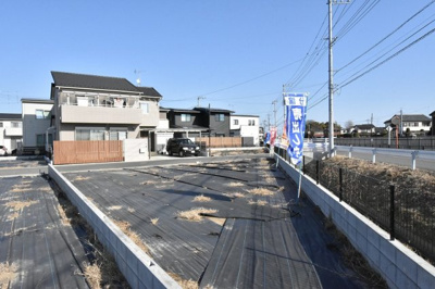 【外観】 | 鴻巣市箕田富士山Ⅱ期全６区画 | 敷地南側より