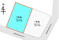 松原本町　売地②　建築条件なし！約100坪の画像