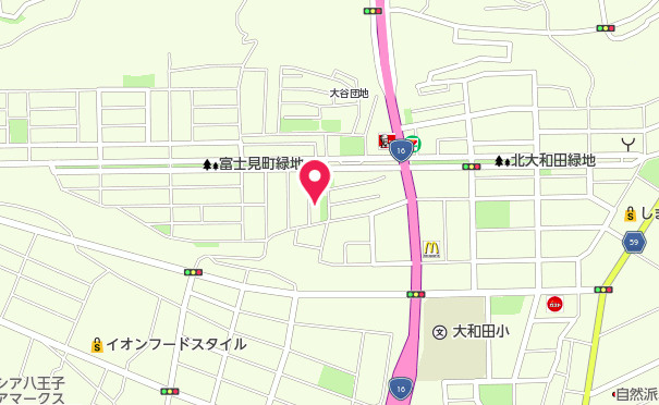 『八王子市新築戸建て』八王子市富士見町1-4【仲介手数料無料】　７期の地図|～仲介手数料無料☆八王子ひなた不動産～　八王子市富士見町　新築戸建て