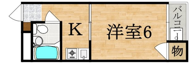 ハイツ大野の間取り