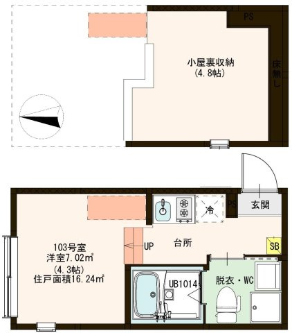 【間取り】 | Urban Gate 竹ノ塚