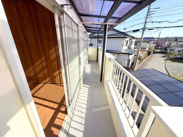 あきる野市伊奈　中古戸建のバルコニー