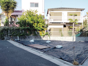 港区白金台3丁目　建築条件なし土地の画像