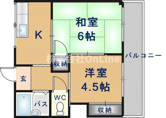 【間取り】 | クローバーハイツ
