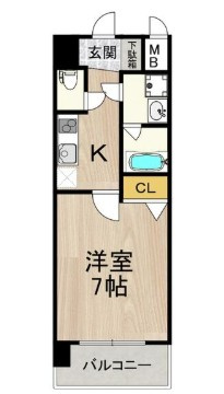 【間取り】 | スプランディッド難波SOUTH