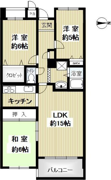 メゾン大蔵の間取り