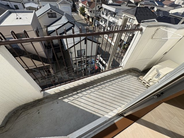 第一大森マンションのバルコニー