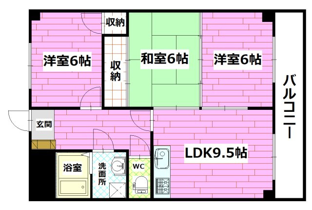 メゾン古田の間取り