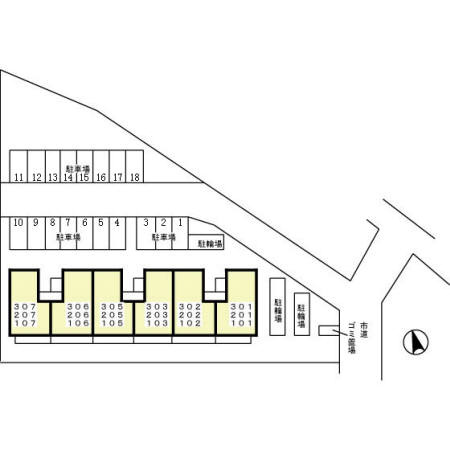 ジュネススズキの区画図