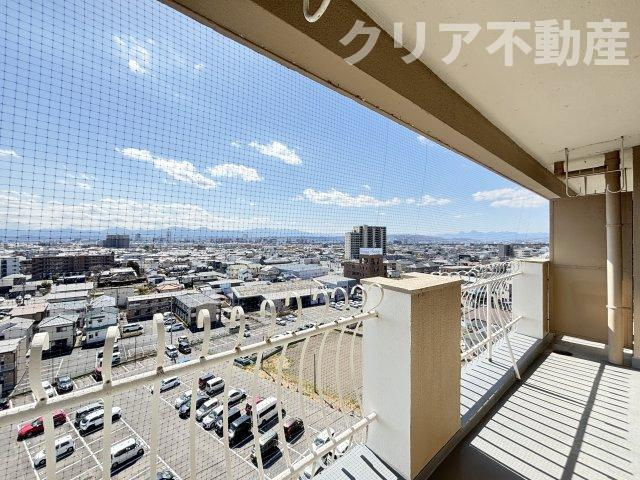 【バルコニー】 | サンハイツ高崎　10階