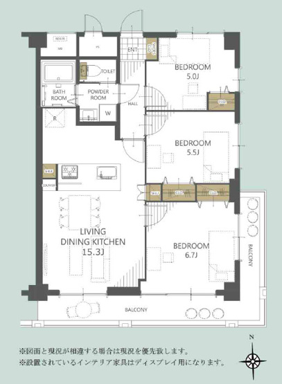 【間取り】 | サンハイツ高崎　10階 | 新規リノベーション令和8年2月中旬完了予定