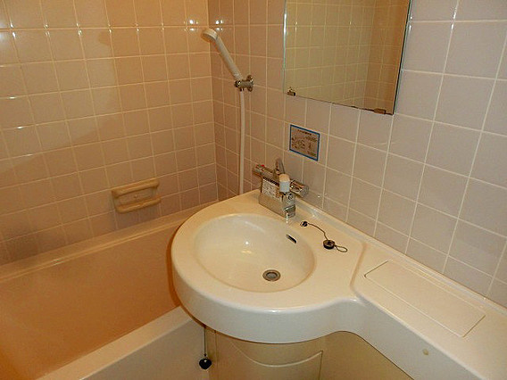 藤和シティホームズ灘の洗面所