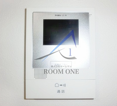 オリーブハイツのセキュリティ|モニター付きインターホンです。