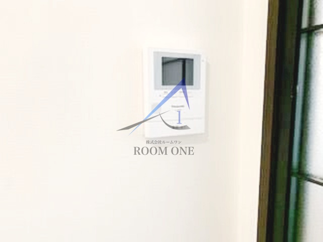 カブラハイツⅡのセキュリティ|モニター付インターホンです。