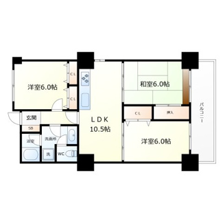 【間取り】 | うえほんまちハイハイタウン　生魂小学校区 | うえほんまちハイハイタウン　間取り図