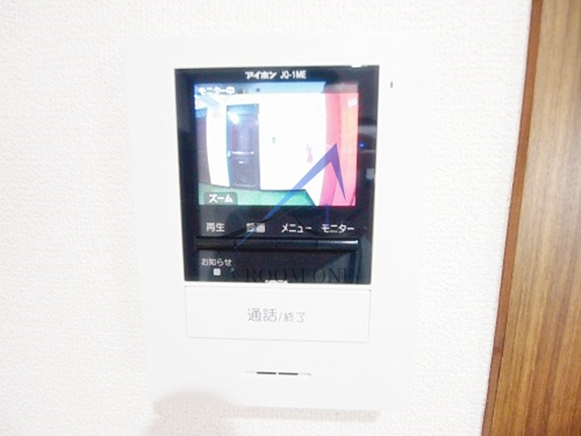 山王ローズシャトーのセキュリティ|モニター付インターホンです。