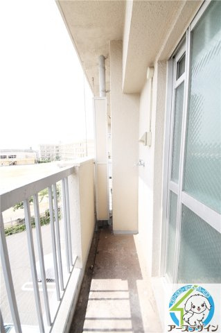 マンション5のバルコニー
