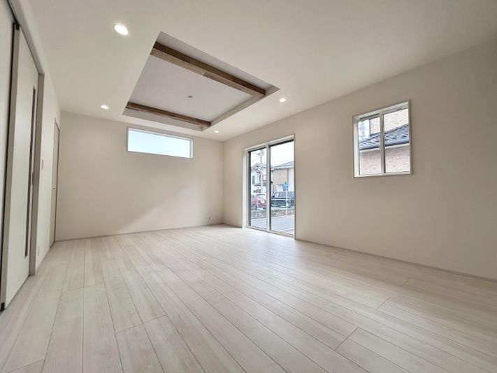 仲介手数料無料　狭山市狭山台４丁目　新築戸建　全２棟の居間・リビング