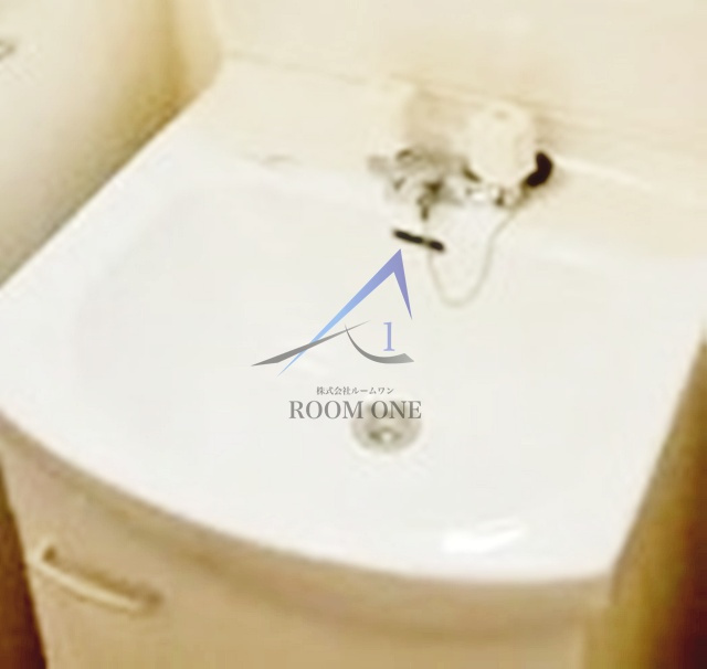 和か水マンションの洗面所|洗面台です。