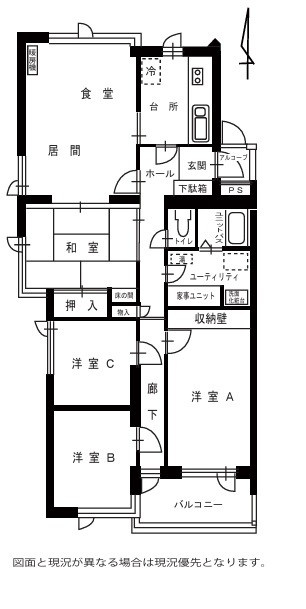 レジデンス宮の森の間取り