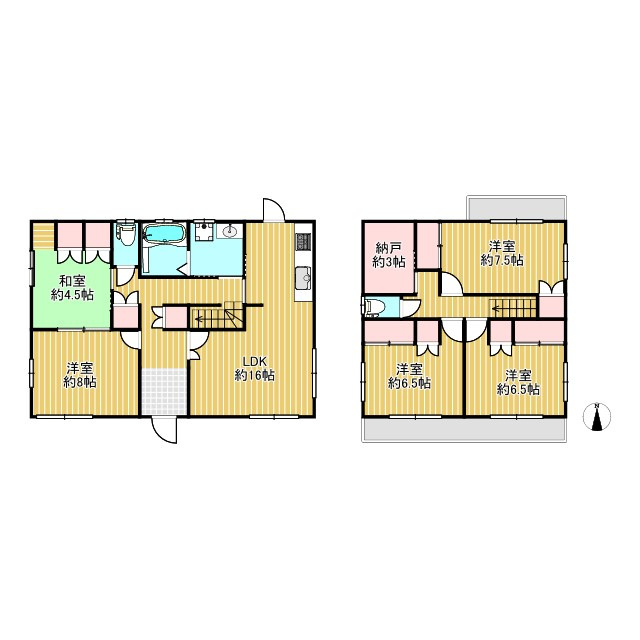 大阪府八尾市久宝園2-25の間取り