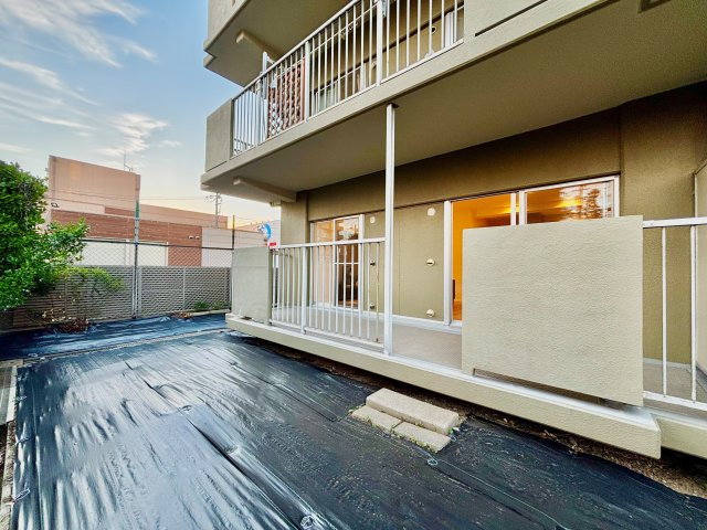 ユアサハイム新高の庭|お庭が付いています