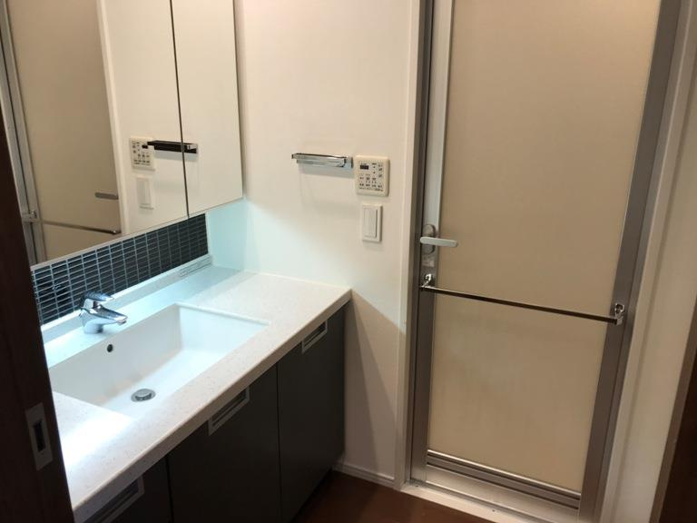 北千住パークハウスの洗面所