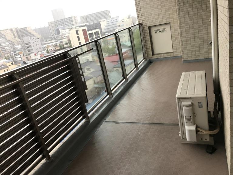 北千住パークハウスのバルコニー