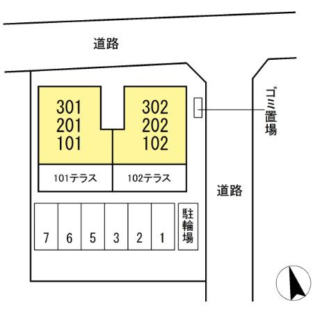 ル・ソレイユの区画図