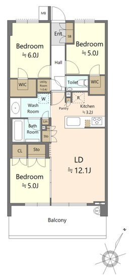 【間取り】 | プロミライズ青葉台
