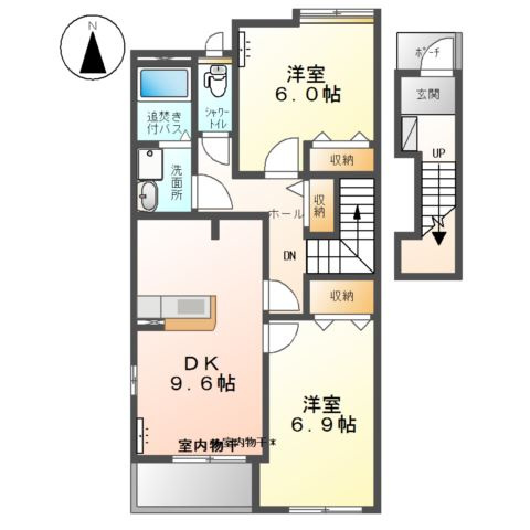 クレアＡの間取り