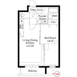 【間取り】 | グランパセオ代々木上原Ⅱ
