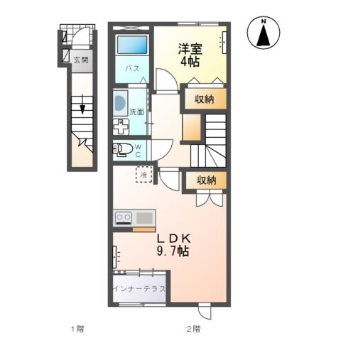 【間取り】 | ティーフォレストII