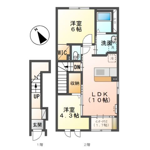 サザンウェーブⅡの間取り