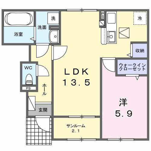 パラッツオ　Ｂの間取り