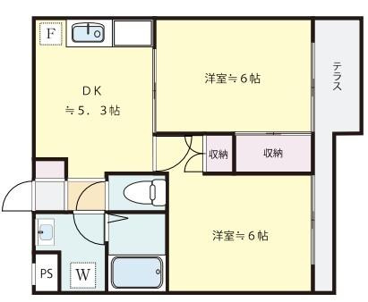 【間取り】 | 天野マンション