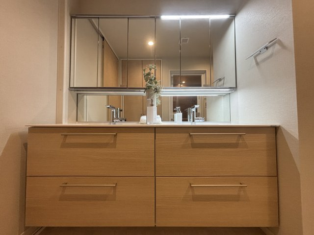 プラウドタワー東雲キャナルコートの独立洗面台